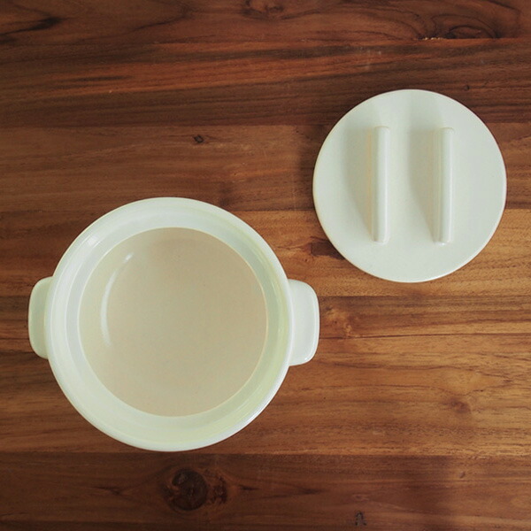 かもしか道具店　ごはんの鍋　二合炊き　白