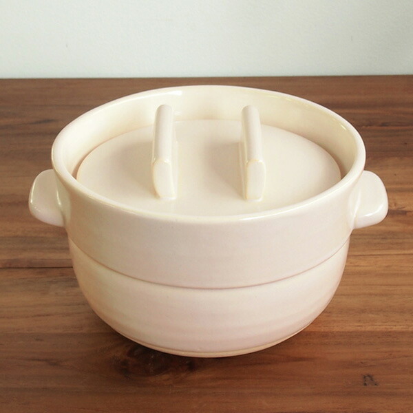 かもしか道具店　ごはんの鍋　三合炊き　白