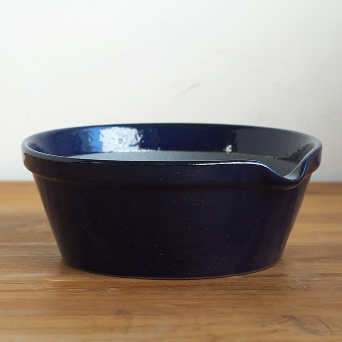 かもしか道具店　すりバチ　大　藍