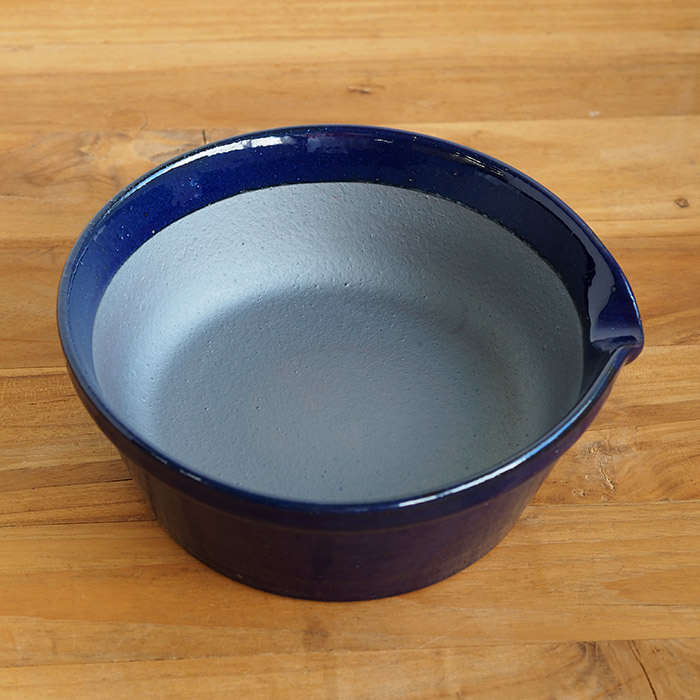 かもしか道具店　すりバチ　大　藍