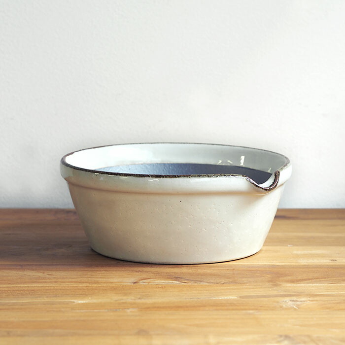 かもしか道具店　すりバチ　白