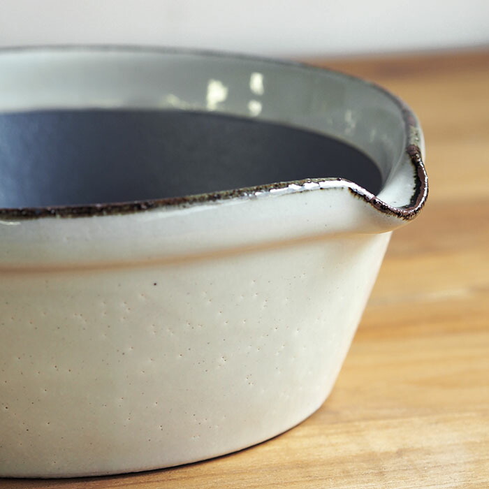 かもしか道具店　すりバチ　白