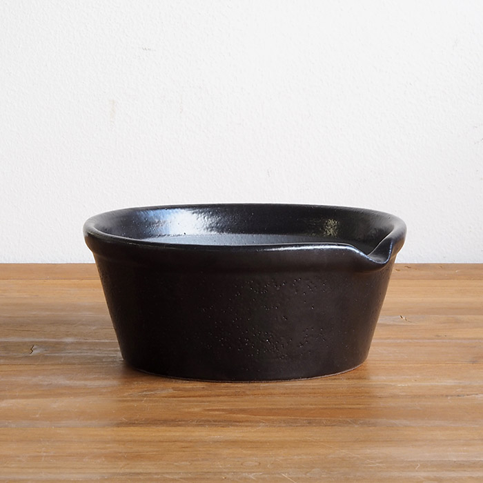 かもしか道具店　すりバチ　黒