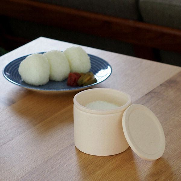 【取扱終了1205】中川政七商店　塩壷　常滑　白　※