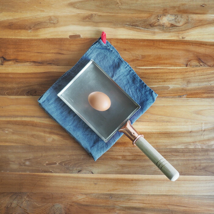 中村銅器製作所 銅玉子焼鍋　12×16cm　1.5mm板