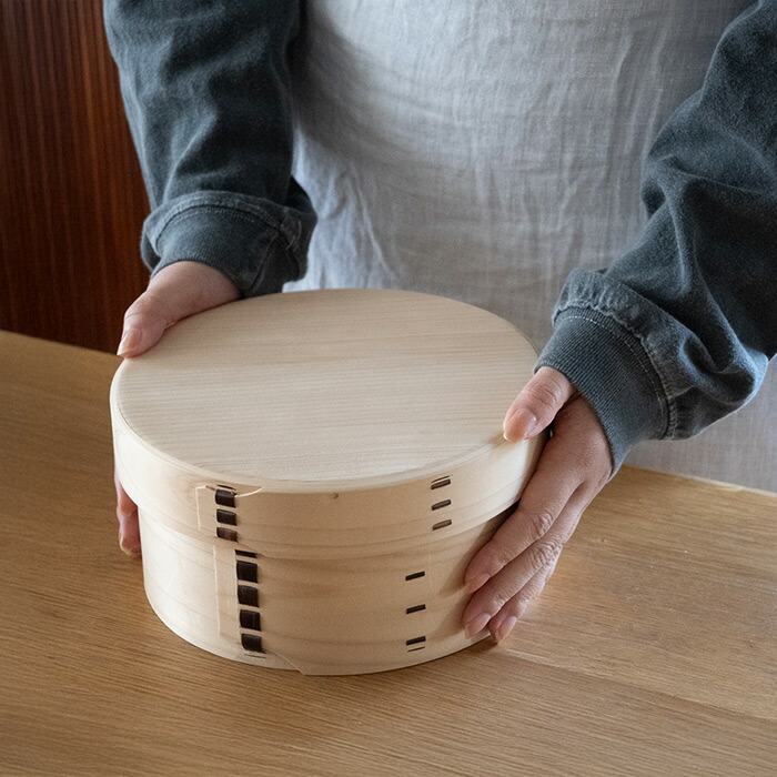 にちにち道具　曲げ輪のおひつ　6寸