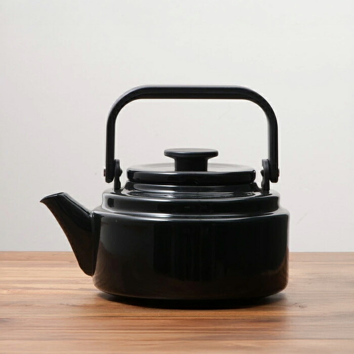 野田琺瑯　アムケトル　ブラック