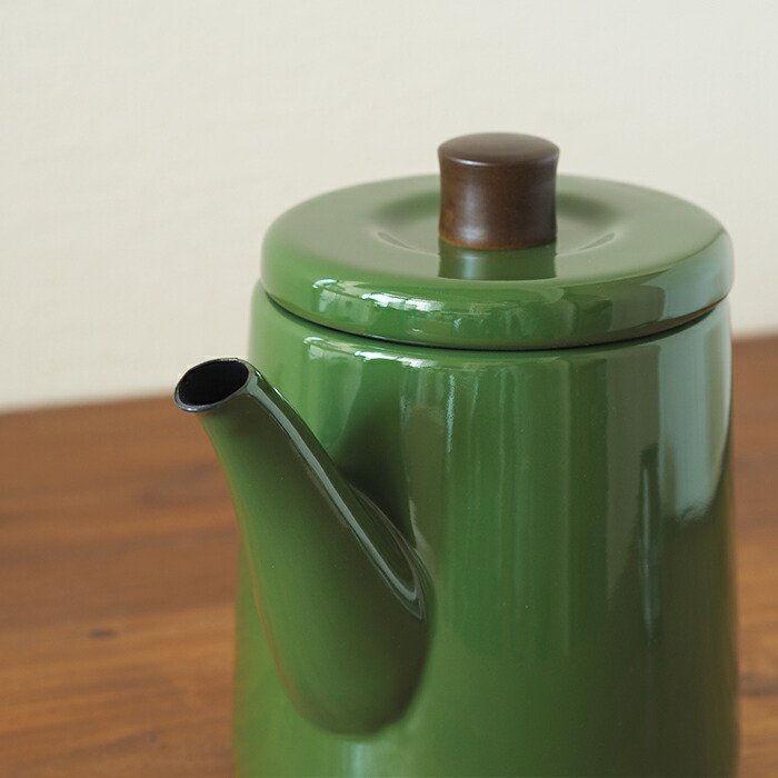 野田琺瑯　ポトル　グリーン
