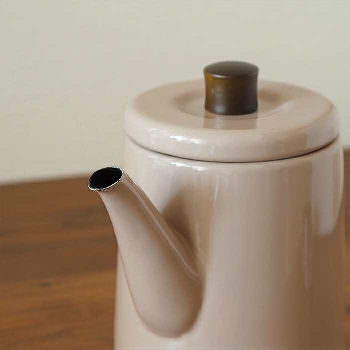 野田琺瑯　ポトル　ベージュ