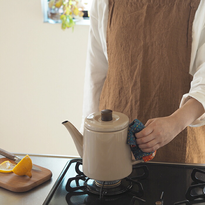 野田琺瑯　ポトル　ベージュ