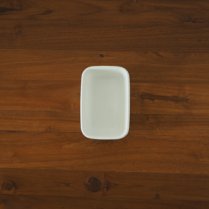 野田琺瑯　ホワイトシリーズ　レクタングル深型　S