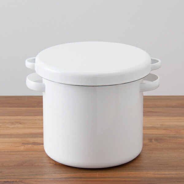 野田琺瑯　ラウンドストッカー　18cm