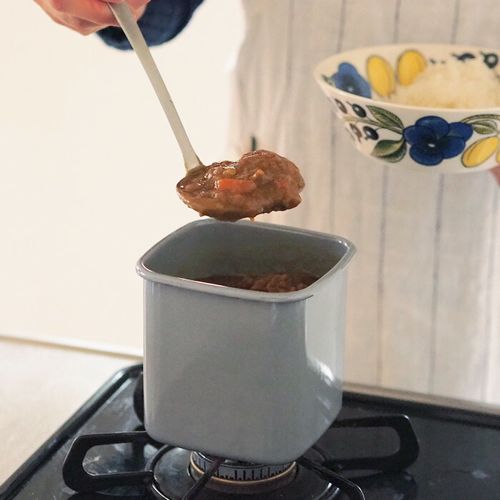 野田琺瑯　+Gray　スクウェア　L