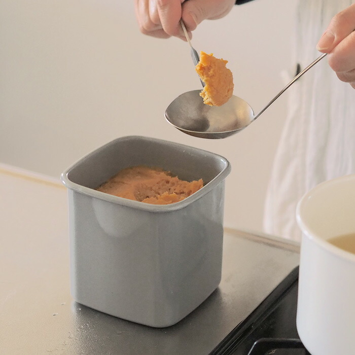 野田琺瑯　+Gray　スクウェア　L