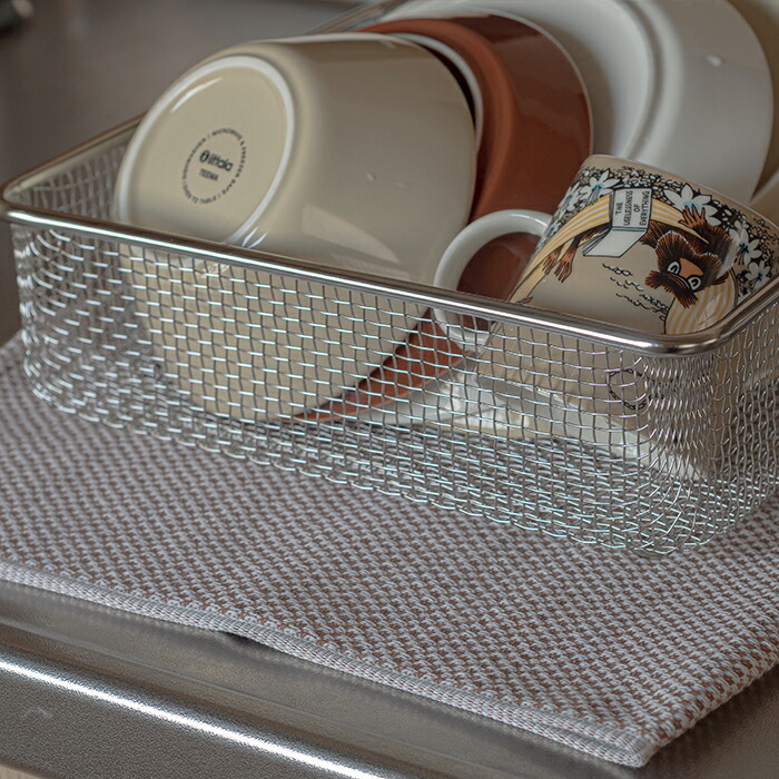 ■【送料無料】【2枚セット】【プロキッチン別注】フコカ　キッチンクロス　モカムース　大判サイズ　46×70cm　/　Fucoca.