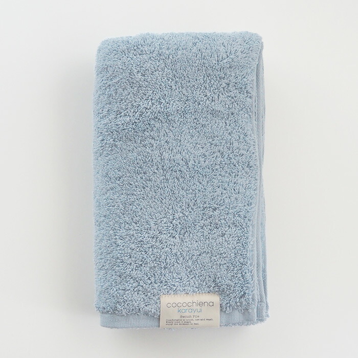 ココチエナ　カラユイ　スリムバスタオル　ブルー　34×120cm　/　cocochiena