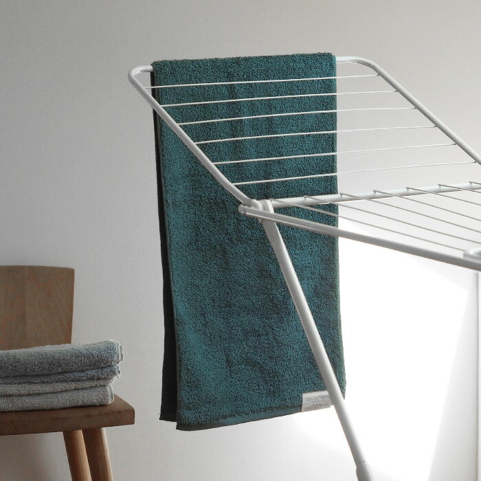 ココチエナ　カラユイ　スリムバスタオル　ダークグリーン　34×120cm　/　cocochiena