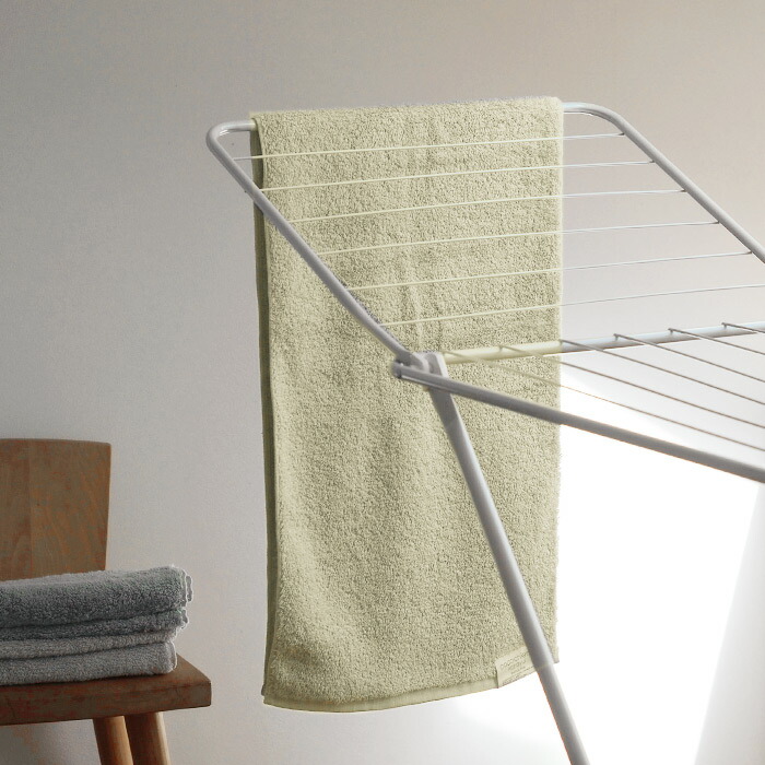 ココチエナ　カラユイ　スリムバスタオル　イエローグリーン　34×120cm　/　cocochiena