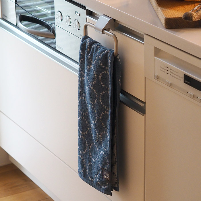 【取扱終了1022】タイムセーブ　ルンド　フェイスタオル　ブルー　/　TIMESAVE