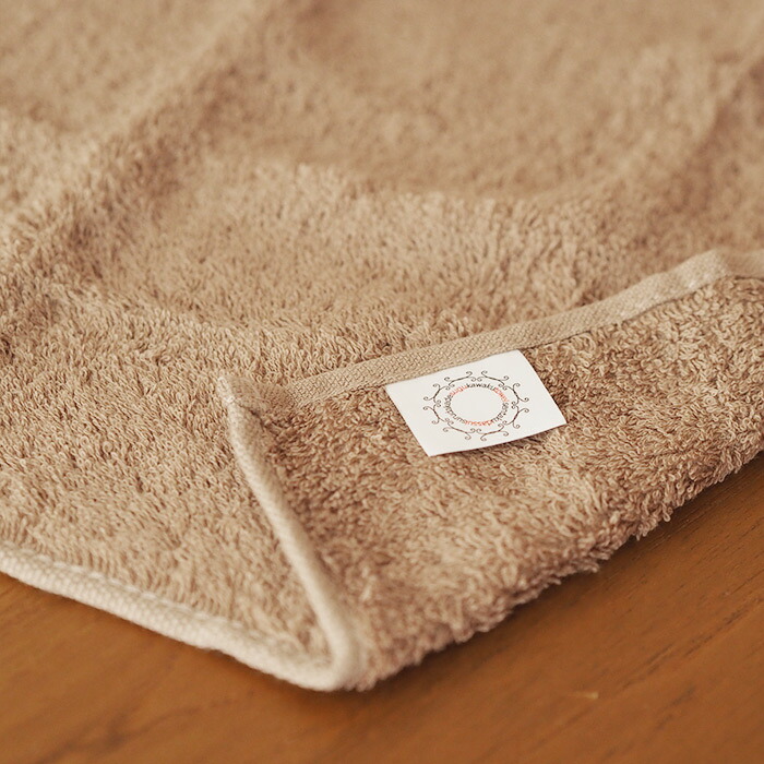 洗濯脱水するだけですぐ乾くおしぼりタオル　ブラウン