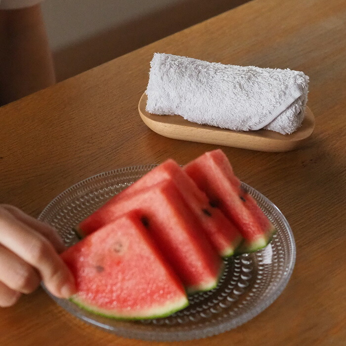 洗濯脱水するだけですぐ乾くおしぼりタオル　グレー