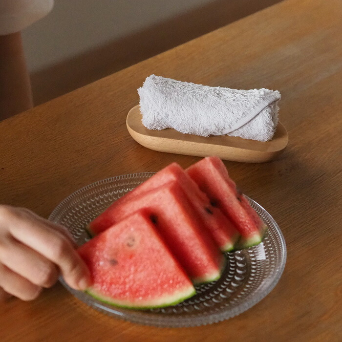 洗濯脱水するだけですぐ乾くおしぼりタオル　グレー