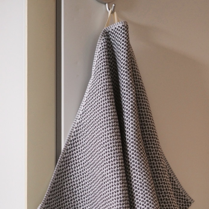 【プロキッチン別注】フコカ　キッチンクロス　ダークグレー　大判サイズ　46×70cm　/　Fucoca.