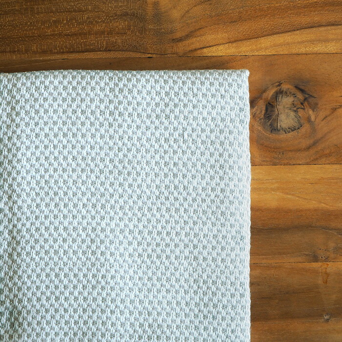 ■【送料無料】【2枚セット】【プロキッチン別注】フコカ　キッチンクロス　ライトグレー　大判サイズ　46×70cm　/　Fucoca.