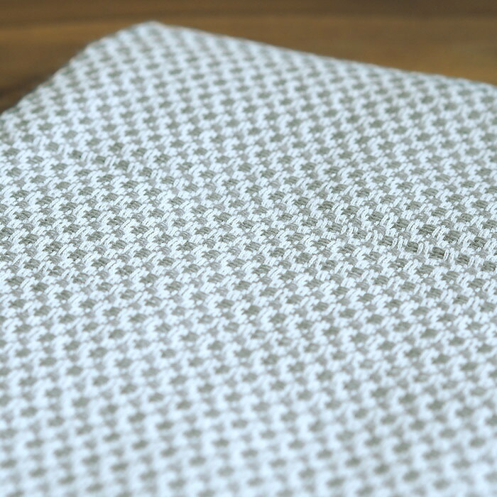 【プロキッチン別注】フコカ　キッチンクロス　ライトグレー　ハーフサイズ　34×46cm　/　Fucoca.