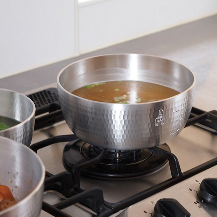 【訳あり】中尾アルミ製作所　ヤットコ鍋　18cm