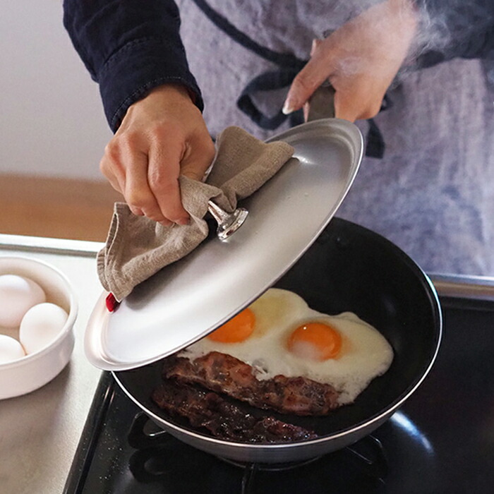 中尾アルミ製作所　シルクフライパン　フタ　24cm