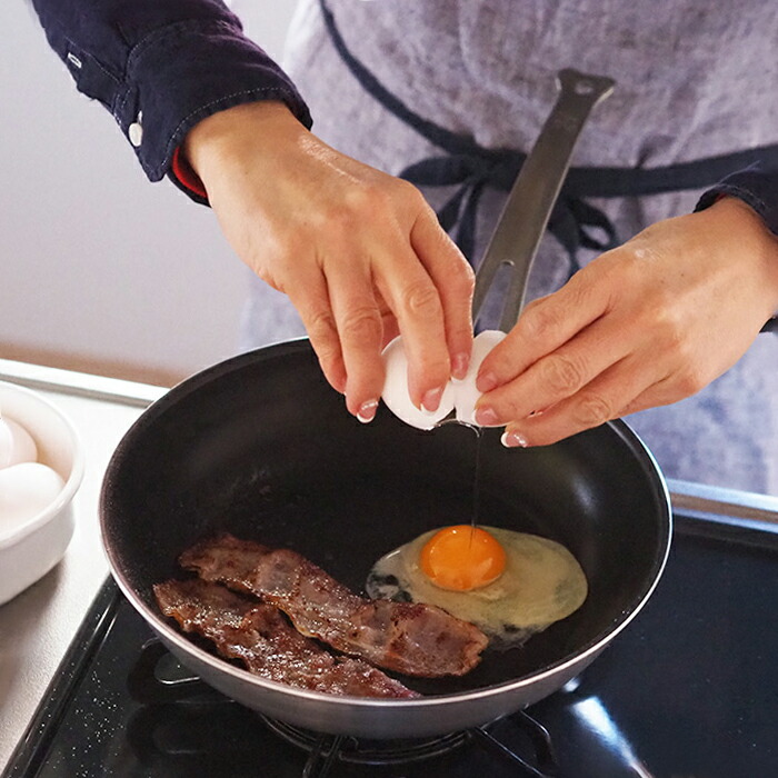 中尾アルミ製作所　シルクフライパン　浅型（新ステンキャスト）　24cm