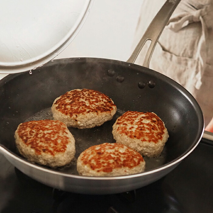 中尾アルミ製作所　シルクフライパン　浅型（新ステンキャスト）　30cm