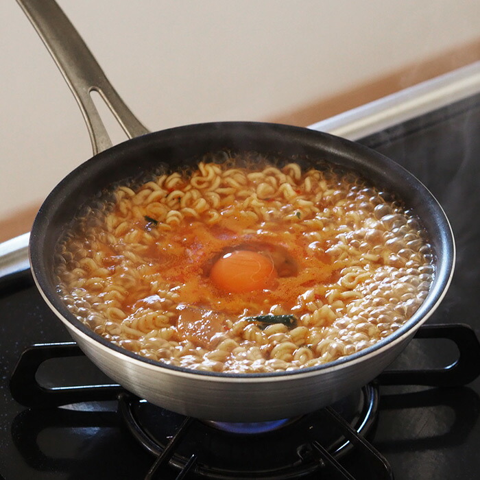 中尾アルミ製作所　シルクフライパン　深型（新ステンキャスト）　18cm