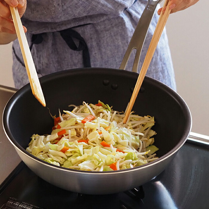 中尾アルミ製作所　シルクフライパン　深型（新ステンキャスト）　30cm