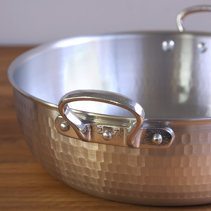 中尾アルミ製作所　N-39　打出浅鍋（揚鍋）27cm