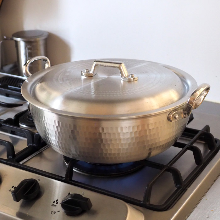 中尾アルミ製作所　打出浅鍋（揚鍋）用フタ　27cm