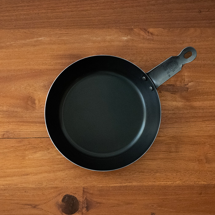 【訳あり】中尾アルミ製作所　鉄短取手フライパン 18cm