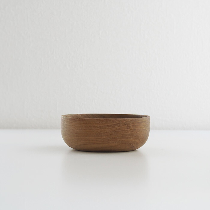 日曜雑貨　サラダボウル　チーク　/　SUNDAY SUPPLIES