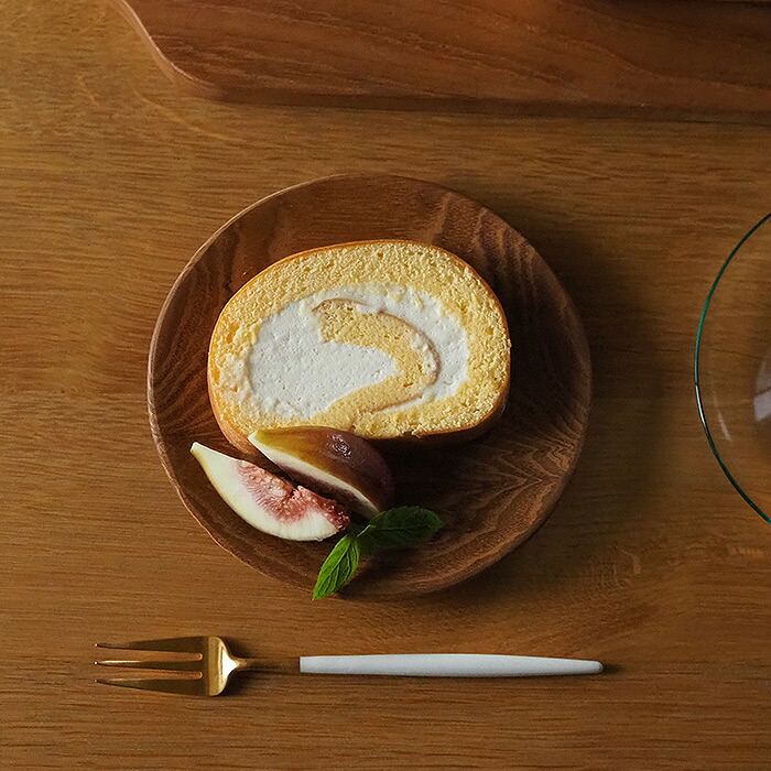 日曜雑貨　プレート ラウンドS　チーク　/　SUNDAY SUPPLIES