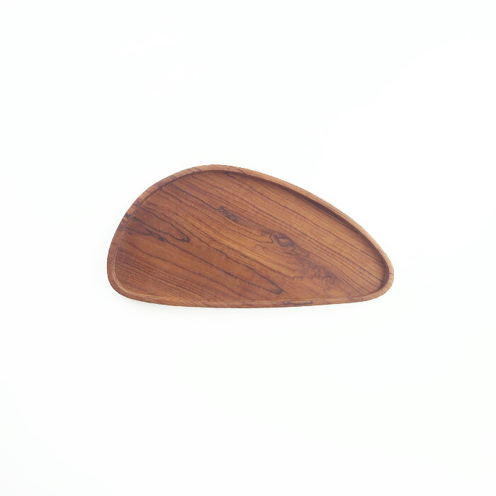 日曜雑貨　トライアングルトレー　Ｍ　チーク　/　SUNDAY SUPPLIES　