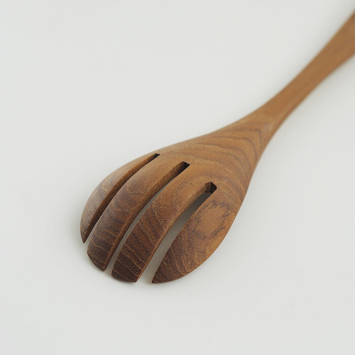 日曜雑貨　サービングフォーク　チーク　/　SUNDAY SUPPLIES