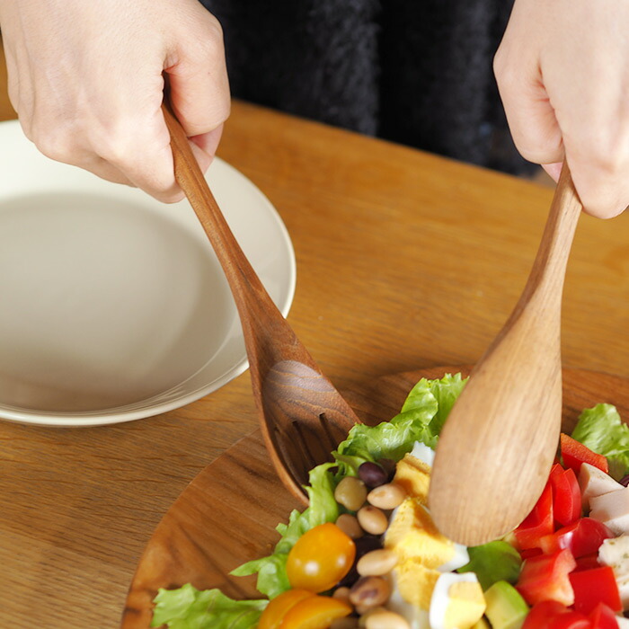 日曜雑貨　サービングフォーク　チーク　/　SUNDAY SUPPLIES