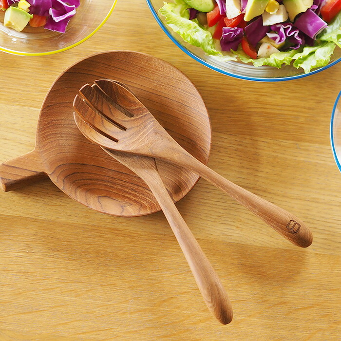 日曜雑貨　サービングフォーク　チーク　/　SUNDAY SUPPLIES