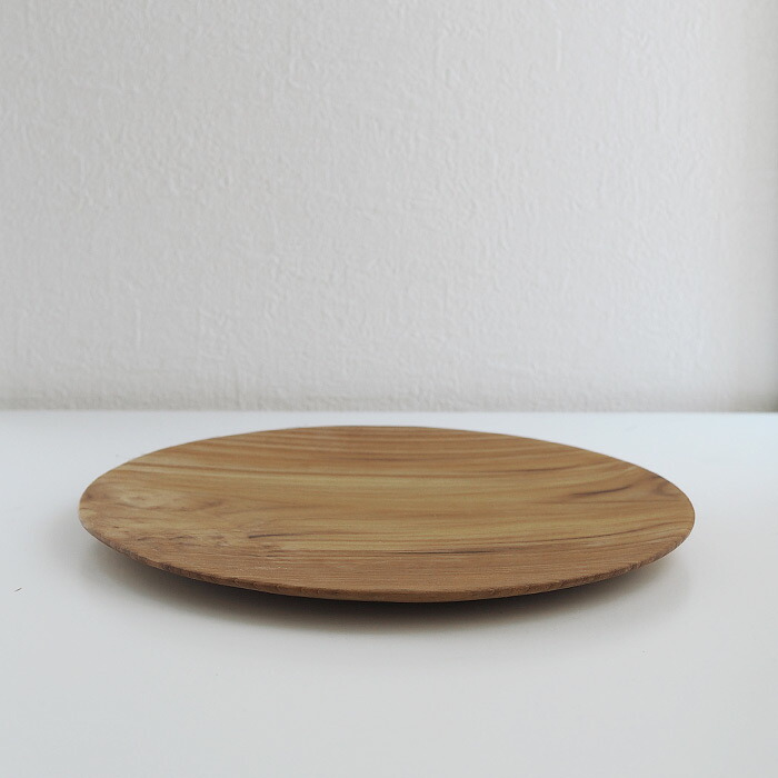日曜雑貨　プレート ラウンドLL　チーク　/　SUNDAY SUPPLIES
