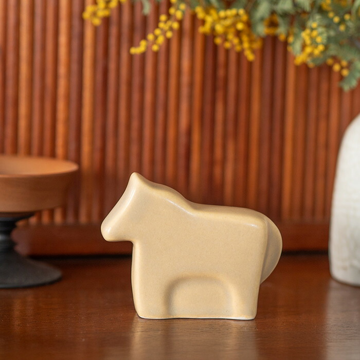 かもしか道具店　馬　ベージュ