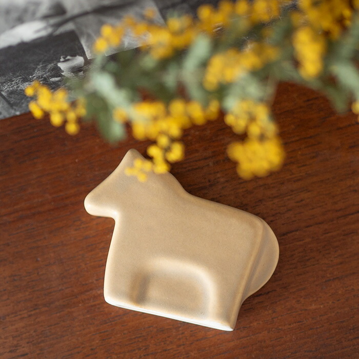 かもしか道具店　馬　ベージュ