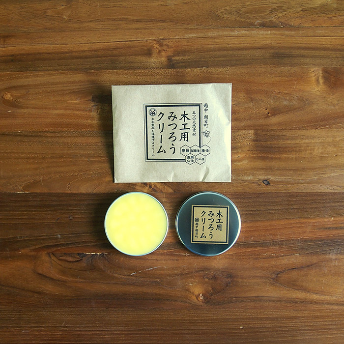 尾山製材　木工用みつろうクリーム　40g