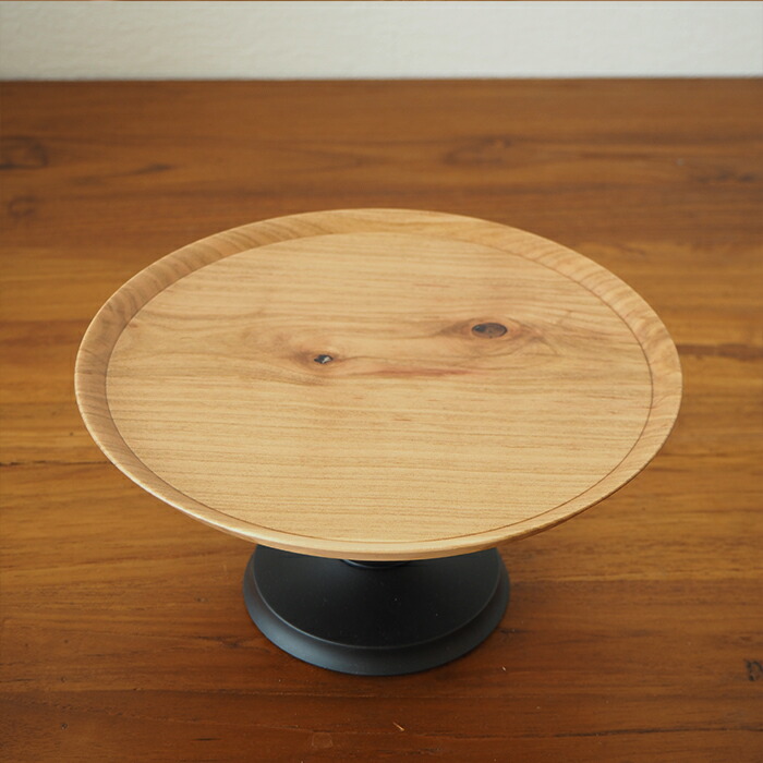 オシオクラフト　コンポート皿　黒染め　桜　/　osio craft