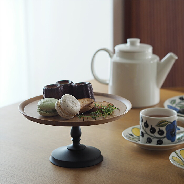 オシオクラフト　コンポート皿　黒染め　桜　/　osio craft